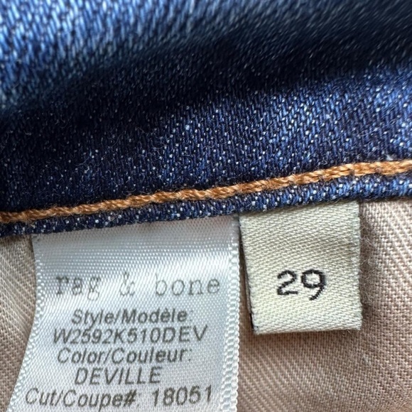 Rag & Bone Midnight Blue Cropped Jeans - Picture 4 of 9